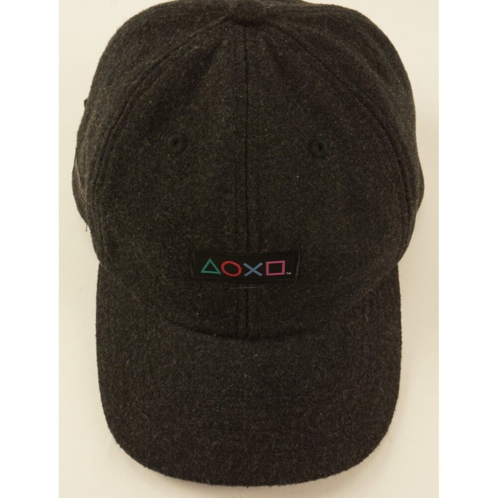 Playstation‎ Console Launch Gray Fleece Wool Men's Strapback One Size Dark Gray - Picture 2 of 6